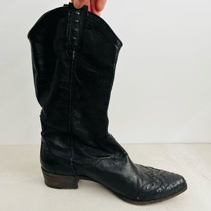 Vintage Elsanero Full Leather Cowboy Boots